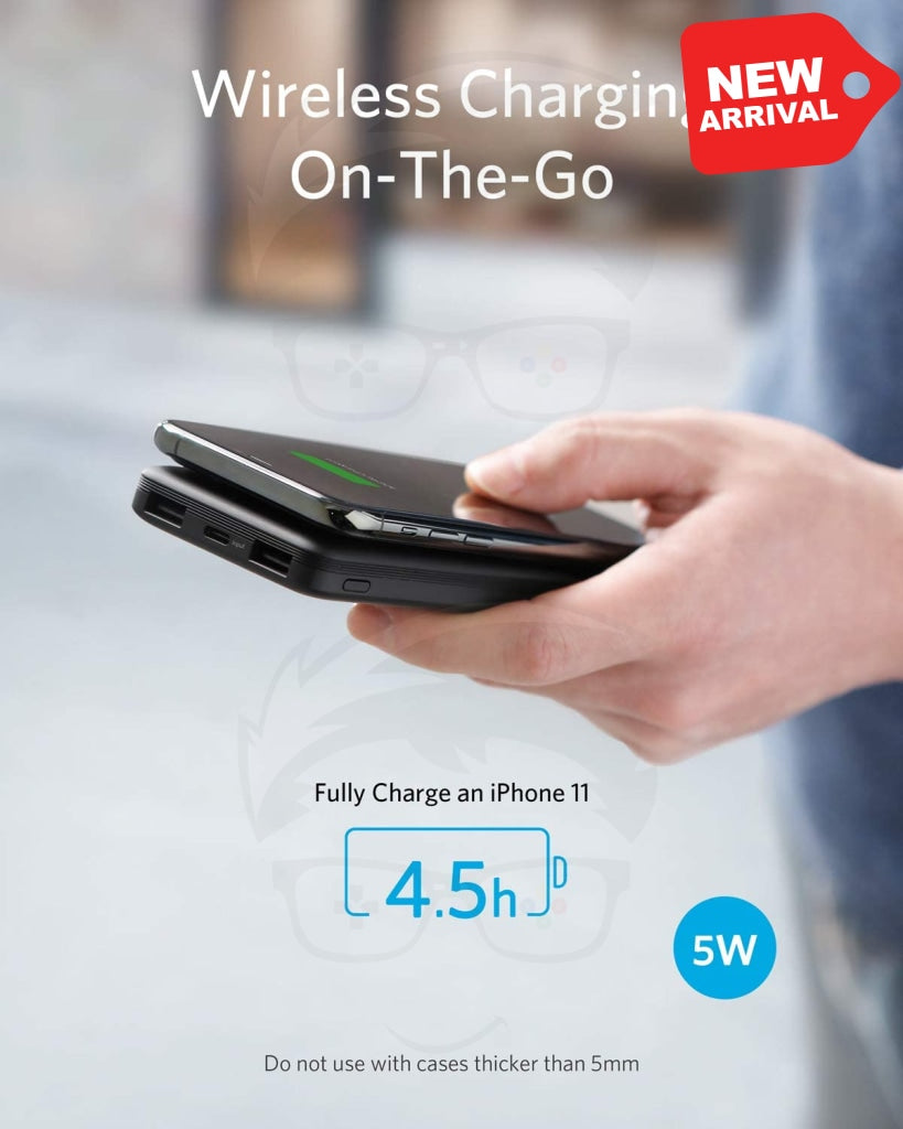 Anker Wireless Power Bank, PowerCore 10,000mAh Portable Charger with USB-C Anker Wireless Power Bank, PowerCore 10,000mAh Portable Charger with USB-C